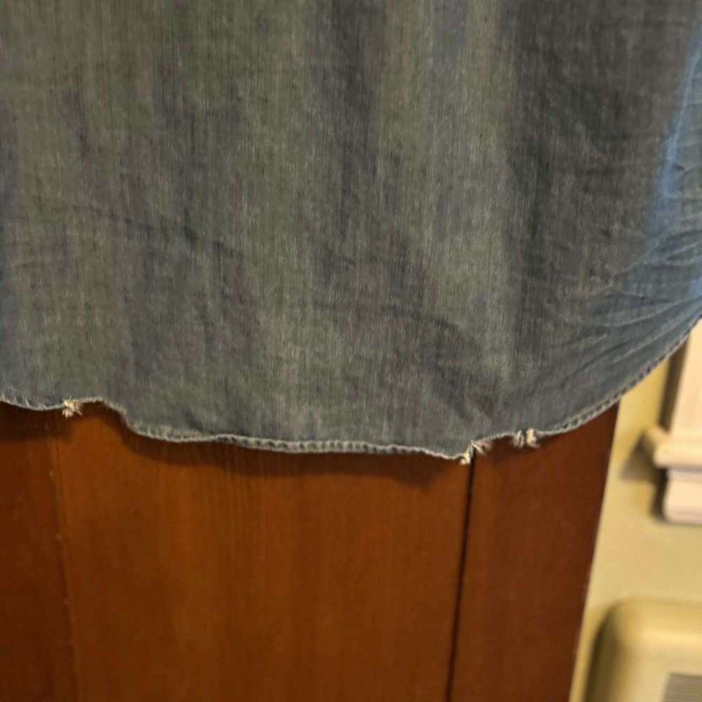Frank & Eileen Blue Denim Mini Dress - Picture 12 of 13